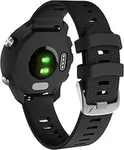 [KAVJU] 20mm Silicone Band Strap For Garmin Forerunner 245 245M 645/Vivoactive 3 Music Venu SQ Watchband Smart Watch Bracelet Wristband