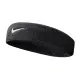 【NIKE 耐吉】Nike Dri-Fit Headband 男女 簡約 頭帶 運動 休閒 毛巾 吸汗 黑(NNN07010OS)