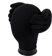 [Fnaekier] Artistic Hand Earmuffs, Unisex Warm Knit Earmuffs, Unique Double-handed Warm Ear Covers, Winter Ear Warmers, For Cold Weather Outdoor Sports