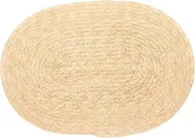 [FOMIYES] Vintage Straw Woven Bonnet Women's Fashion Hat Braided Outdoor Activity Sun Visor Uv Shield
