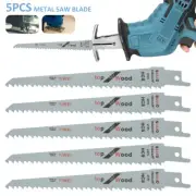 5pcs Universal Assorted Jig Saw Blades Set Wood Plastic Metal Cutting Jig xdMCw