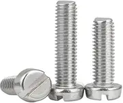 10/50pcs m1 m1.2 m1.4 M1.6 M2 M2.5 M3 M4 M5 M6 M8 304 Stainless Steel DIN84 Slotted Cap Head Slot Column Round Cheese Head Screw(14mm,M5 10pcs)