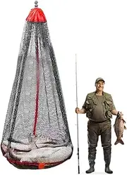 Drawstring Fishing Bag - Nylon Drawstring Fish Mesh Bag | Lightweight Fishing Mesh Bag, Fishing Accessories for Fishing Activities, Fishing Trip