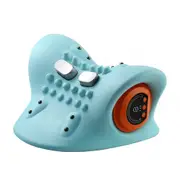 Electric Neck Massager Cervical Pillow EMS Traction Pulse Heating Vibration Massage Spine Support Muscle Relaxation Relieve Pain