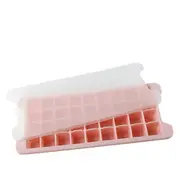 Silicone Ice Cube Tray with Lid Whiskey Mold Maker for Drinks & Cocktail