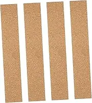 NUOBESTY 12pcs Self-Adhesive Cork Bulletin Strips for Walls Memo Board Bars for to Install Message Boards for Notes and Photos Sturdy and Elegant Design