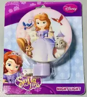 Disney Jr TV SOFIA THE FIRST NIGHT LIGHT Kids Girls Bedroom Bath Nursery Decor