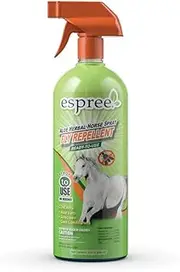 Espree Aloe Herbal Horse Spray | Fly Repellent with Aloe, Sunscreen, and Coat Conditioners | Promotes a Healthy Coat and Protection from The Sun | 32 oz Concentrate