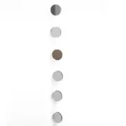 CB2 Round Mirror Garland Strand 3” X 67” Sun Catcher