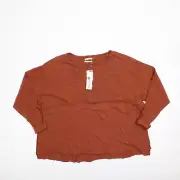 Urban Outfitter Long Sleeve Tee Top Blouse Pullover Oversized Small Side Splits