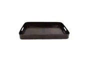 Leatherkart Leather Tray with Spaces - Dark Brown