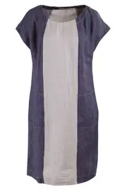 Panelled Linen Shift--HAMM-91534Y1