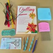 QUILLING SET including,tools,book,winding board,curling coach,scissors,and more!