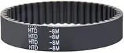 1Pc Teeth 62-72 Perimeter 496mm-576mm 8M Black Neoprene Closed Loop Timing Belt Width 20mm-30mm for CNC Machine/Step Motor(528mm(66 Teeth),25mm)