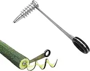 Potato Cutter, Cucumber Slicer, Stainless Steel Kitchen Cutter for Snack Fruit Cucumber Radish Zucchini Veggie Slicing