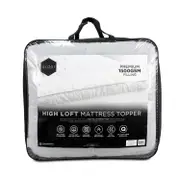 Ardor 1500gsm High Loft Mattress Topper Queen Bed