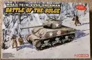 Dragon #6255 1/35 M4A3(76)W VVSS Sherman, Battle of the Bulge (with 9 figures)