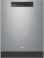 Haier Built Under Steam Dishwasher Stainless Steel