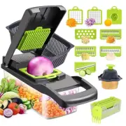 Vegetable Chopper, Onion Chopper, Mandolin Slicer 13 in 1 food Chopper multif...