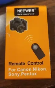 NEEWER IR UNIVERSAL WIRELESS REMOTE CONTROL FOR CANON NIKON SONY PENTAX - NIB!