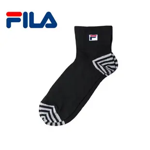 FILA 抗菌除臭寬口1/2襪 25~27cm(3雙組) 抑菌 快乾透氣 日常 休閒 運動 長襪 短襪 襪 襪子【愛買】