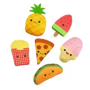 Fun Express SO!Summer Foodie Water Bomb Splash Balls 3 3/4" – 6 3/4" - 6 Pieces
