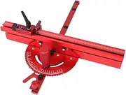 1 Set Miter Gauge and Fence, Table Saw Miter Gauge, with Track Stop Sawing Assembly Angle Ruler for Table Saw Router Woodworking Bench Tools DIY