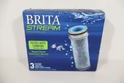Brita BPA Free Stream Pitcher Replacement Water Filter, 3 Pack
