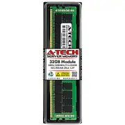 32GB DDR4 ECC RDIMM Micron MTA36ASF4G72PZ-3G2E2 Equivalent Server Memory RAM 1x