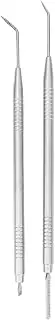 Lash Lift Separating Tool, Professional Lash Lift Perming Tool 2 Pcs for Coloring (Silver)