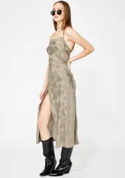 [Motel] Silver Quinty Midi Dress