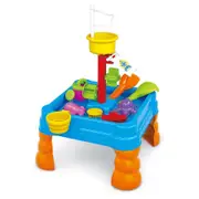 58cm Kids Sand/Water Activity Child Play Table Fun/Outdoor Sandpit Toys Set 21pc