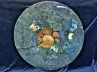 Labradorite Coffee Table Top Natural Agate Stone Bar Desk Crystal Furniture Deco