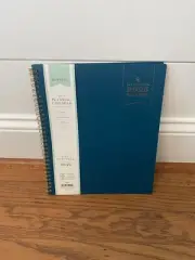 Blue Sky Day Designer 2025 Calendar Planner Monthly New Year Fashion Dark Teal