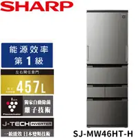 在飛比找HOTAI購優惠-SHARP夏普 457公升自動除菌離子左右開任意門冰箱(尊爵