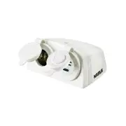 Narva Heavy-Duty Twin Accessory USB & USB-C Socket - White Housing 25 Pack