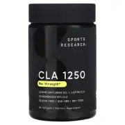 2 X Sports Research, CLA 1250, Max Potency, 1,250 mg, 90 Softgels