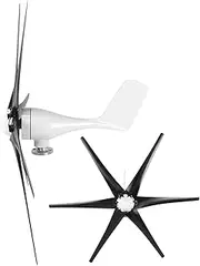 Professional Wind Turbines Small Windmill Generator 6 Industrial Machinery 800W (24V)