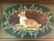 Pembroke Welsh Corgi - Red Floor Mat 20in x 30in