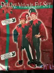 Deluxe Velour Elf Set Costume