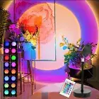 16 Modes Sunset Projection Lamp Rainbow 6W USB LED Decor Atmosphere Mood Light