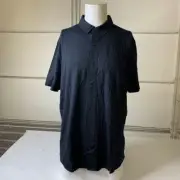 TRAVIS MATHEW Sands Of Time ShortSleeve Stretch Shirt Men's Size XL Black