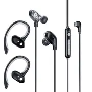 Baseus GAMO C18 Type-C Gaming Earphone Immersive Virtual 3D Stereo Sound Wired Control RGB Breathing Light Gaming Headphone from Xaiomi Youpin DARKBLACK COLOR