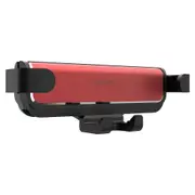 Metal Gravity Linkage Automatic Lock Air Vent Car Phone Holder For 4.7-6.5 inch Smart Phone RED COLOR