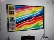 Projector Screen and Stand,Towond 120 inch Portable Projector Screen Indoor