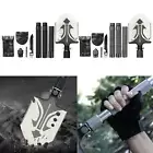 Survival Shovel, Tactical Shovel Steel Multi Tool Shovel for Camping Driving