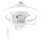 360 ° Rotating Ceiling Fan Light E27 Intelligent Fan with Remote Control2320