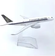 for Vietnam Airways A350 Airlines Aircraft Plane Model Toys Airplane Collectible 16CM(Singapore A350)