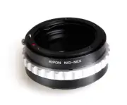 KIPON Adapter for Nikon G F Mount Lens to Sony E Mount Mirrorless Camera