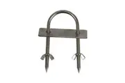 Stainless Steel Back Brace U Bolt with Wing Nut & Plate for BBQ Spit Rotisseries x 2 *Special Deal* from DIZZY LAMB